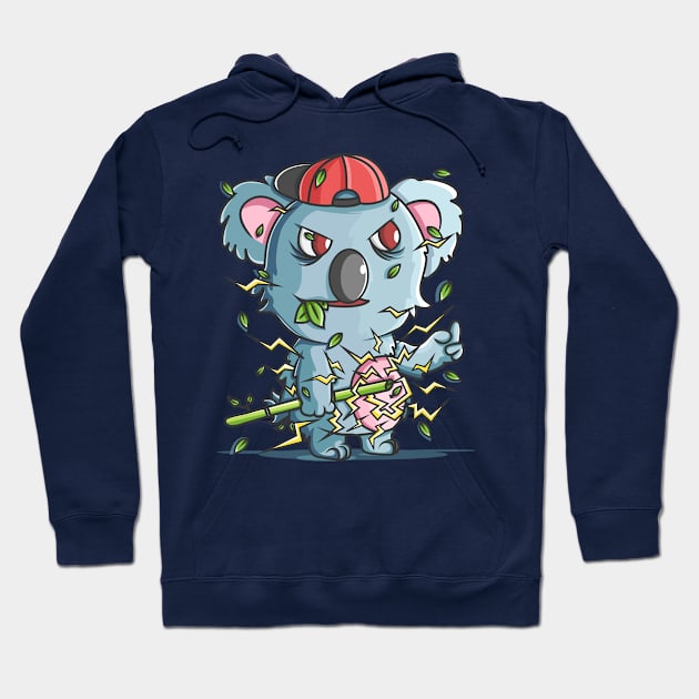 Cute Koala Lighting Monster Hoodie by amirullkhair.co